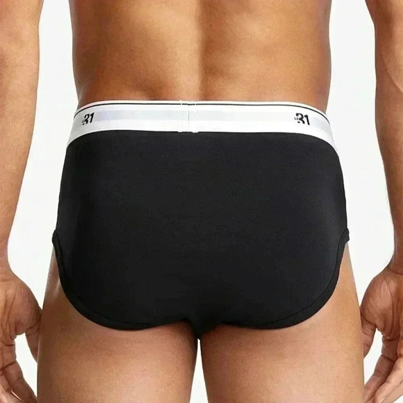 NWT - Simons Le31 - 3  pack Mens Briefs New in the Box - Cotton Black Size XXL - Picture 3 of 7